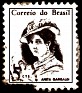 Brazil - 1967 - Portraits - 5 CTS - Black - Anita Garibaldi - Scott 1039 A545 - 0